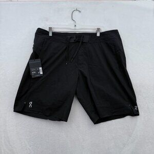 On Cloud Hybrid Shorts Mens 2XL Black Stretch Elastic Wasit Performance
